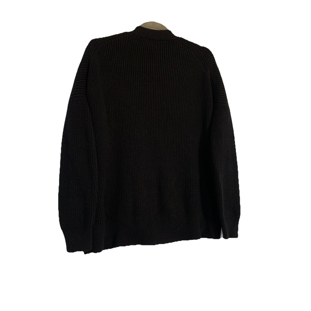 J.Crew Cardigan Sweater Women S Black Button Front V-Neck Cashmere Blend Preppy - Picture 8 of 13
